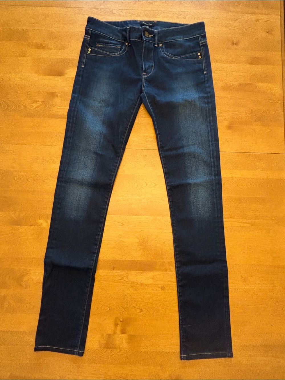 Massimo Dutti women’s Slim-fit Dark Indigo Jeans
